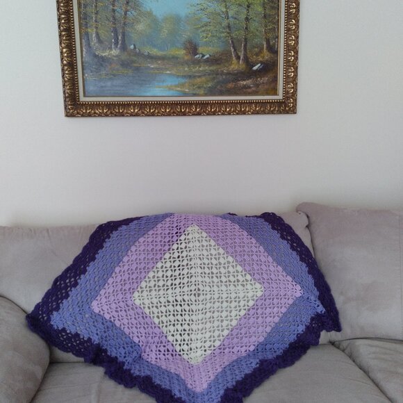 HOST PICK ~~~Handmade beautiful blanket, Unique color - Picture 3 of 4